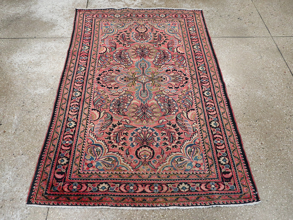 Vintage Persian Lilihan Rug, No.20488 - Gss