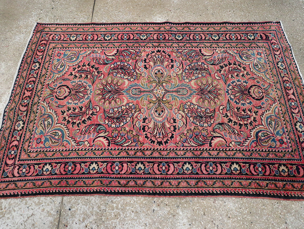 Vintage Persian Lilihan Rug, No.20488 - Gss