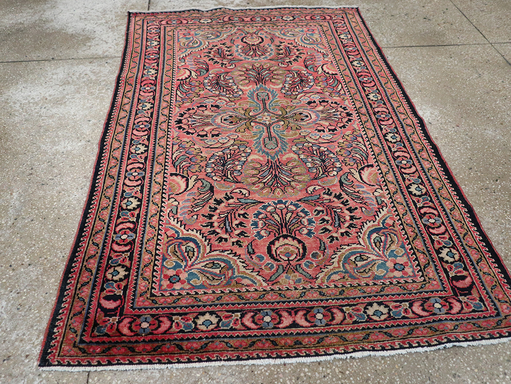 Vintage Persian Lilihan Rug, No.20488 - Gss