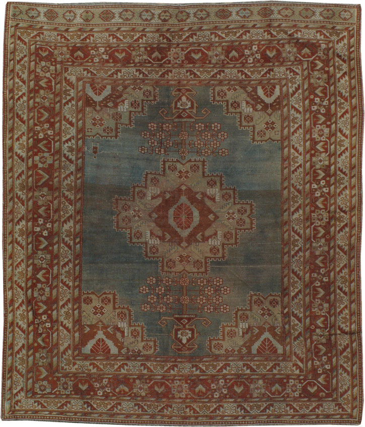 Antique Persian Afshar Square Rug, No.20492 - Gss