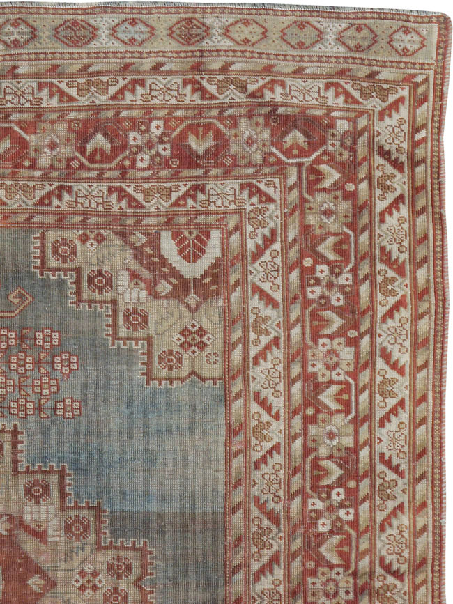 Antique Persian Afshar Square Rug, No.20492 - Gss
