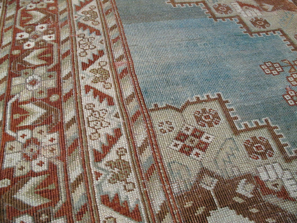 Antique Persian Afshar Square Rug, No.20492 - Gss