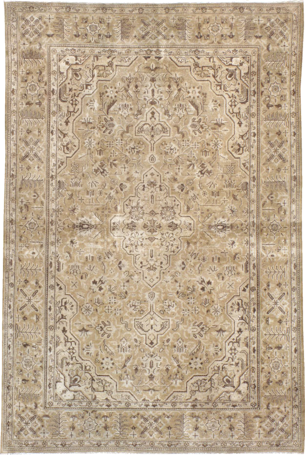 Vintage Persian Kashan Rug, No.20511 - Gss