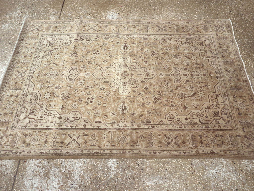Vintage Persian Kashan Rug, No.20511 - Gss