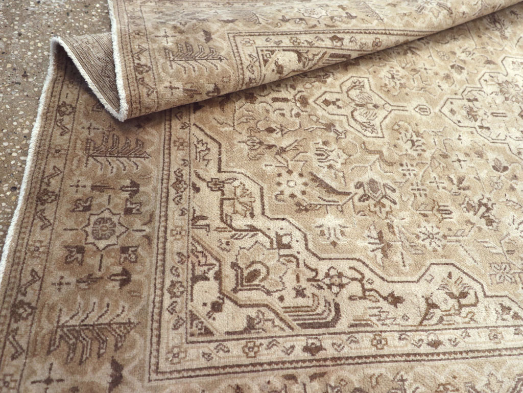 Vintage Persian Kashan Rug, No.20511 - Gss