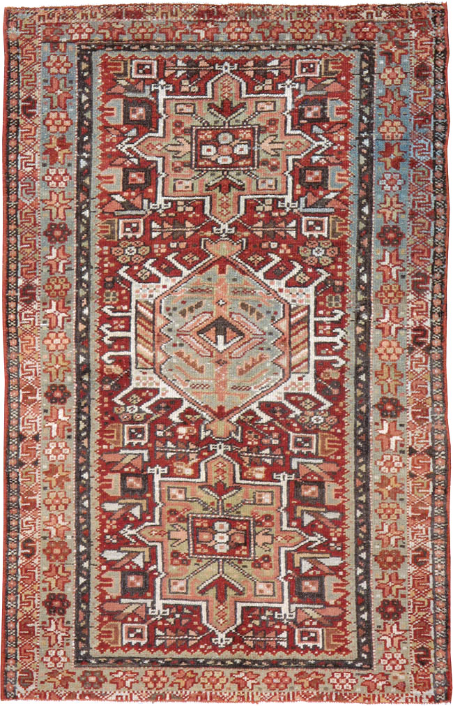 Vintage Persian Karajeh Rug, No.20512 - Gss