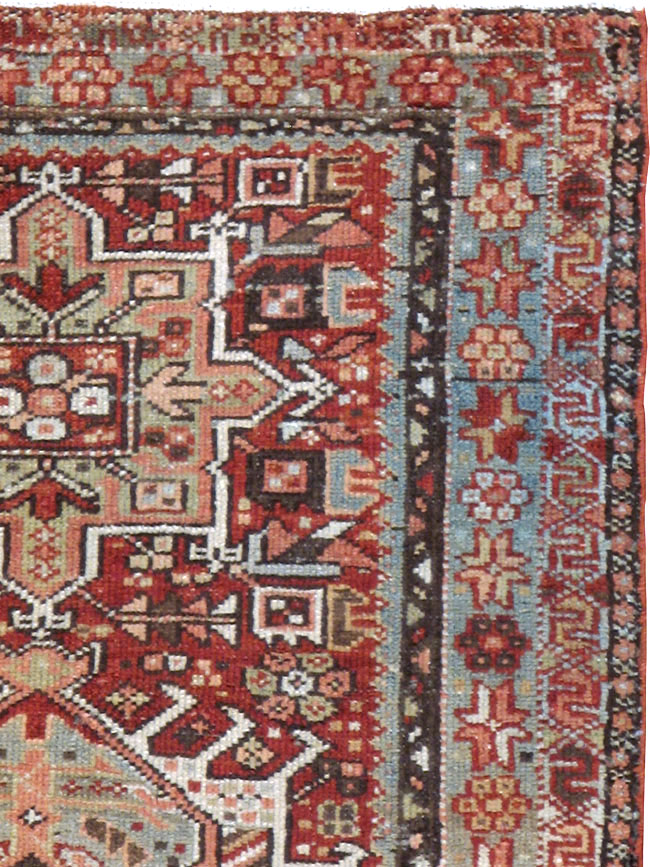 Vintage Persian Karajeh Rug, No.20512 - Gss