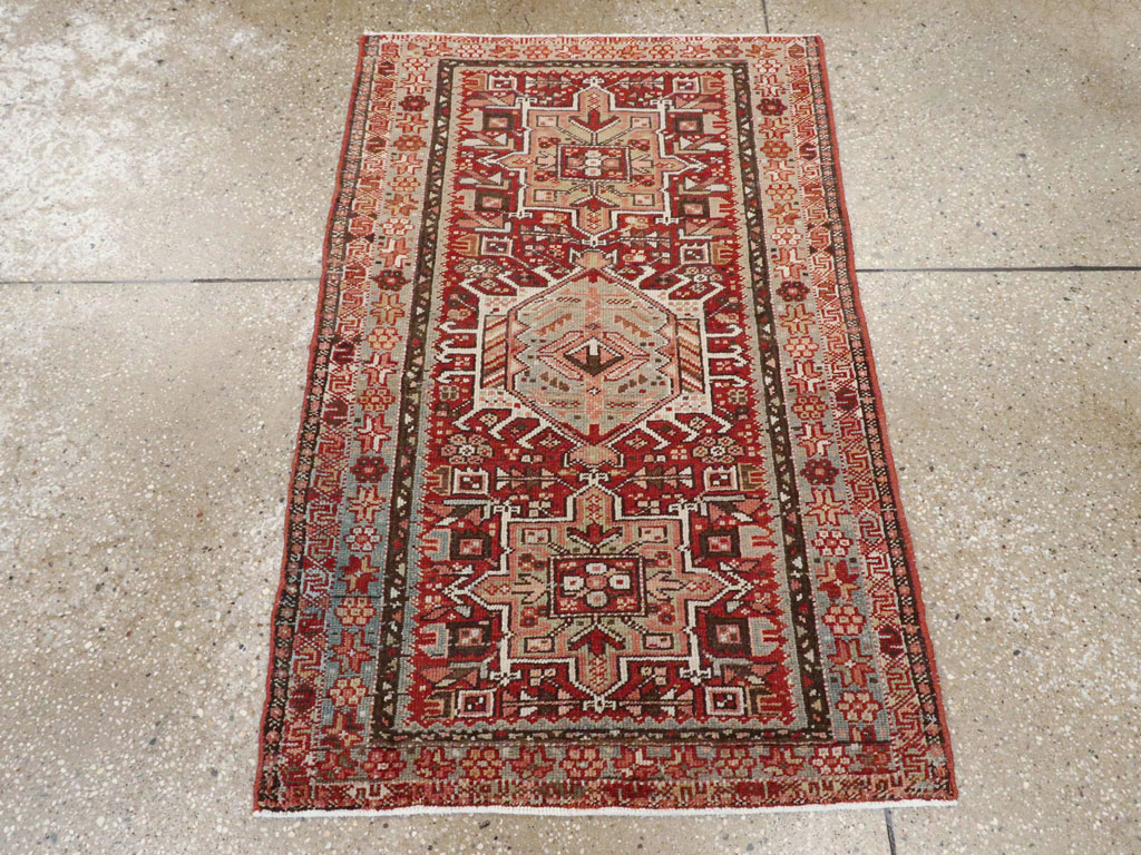 Vintage Persian Karajeh Rug, No.20512 - Gss