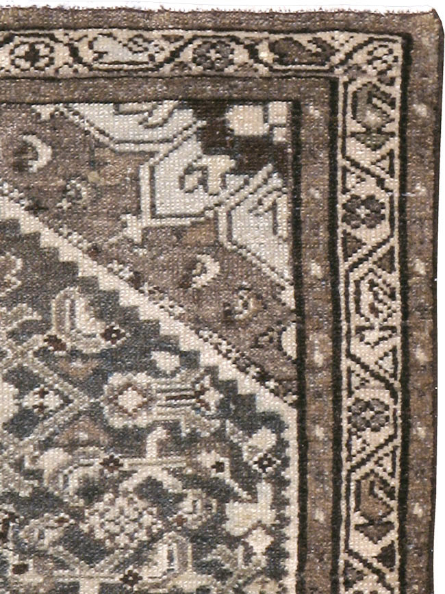 Vintage Persian Malayer Throw Rug, No.20513 - Gss