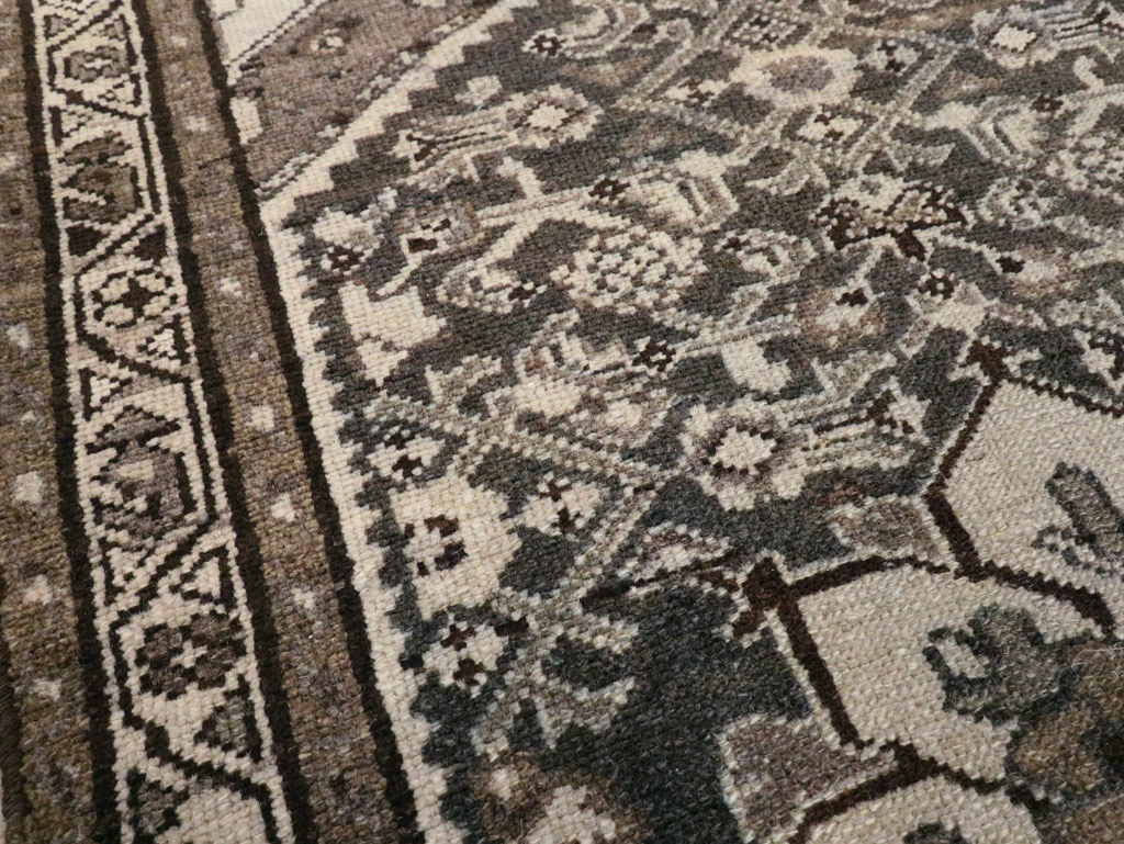 Vintage Persian Malayer Throw Rug, No.20513 - Gss