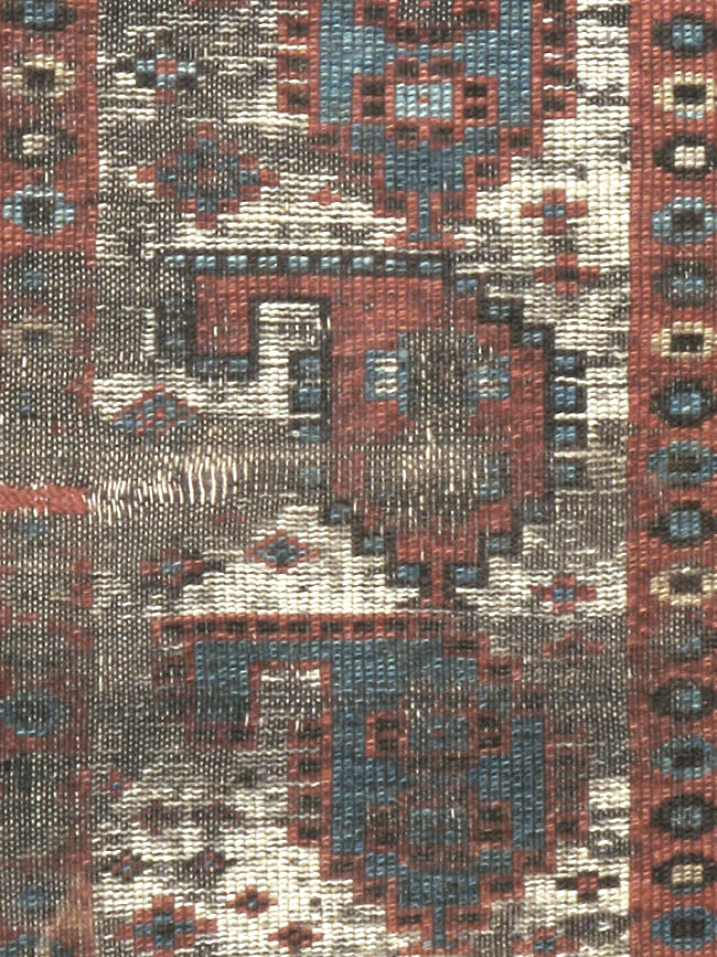 Antique Caucasian Kazak Distressed Rug, No.20515 - Gss