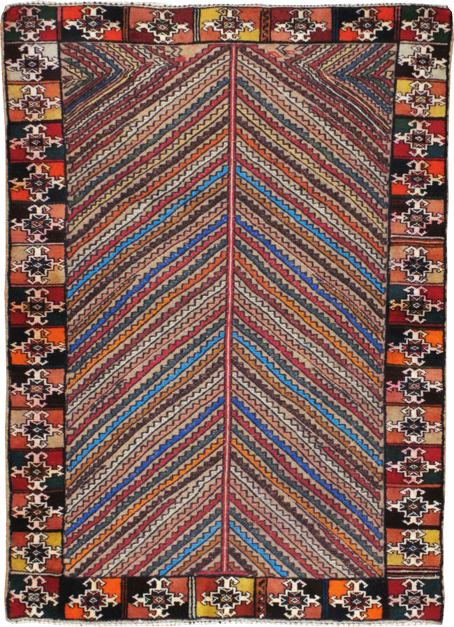 Vintage Persian Afshar Rug, No.20518 - Gss