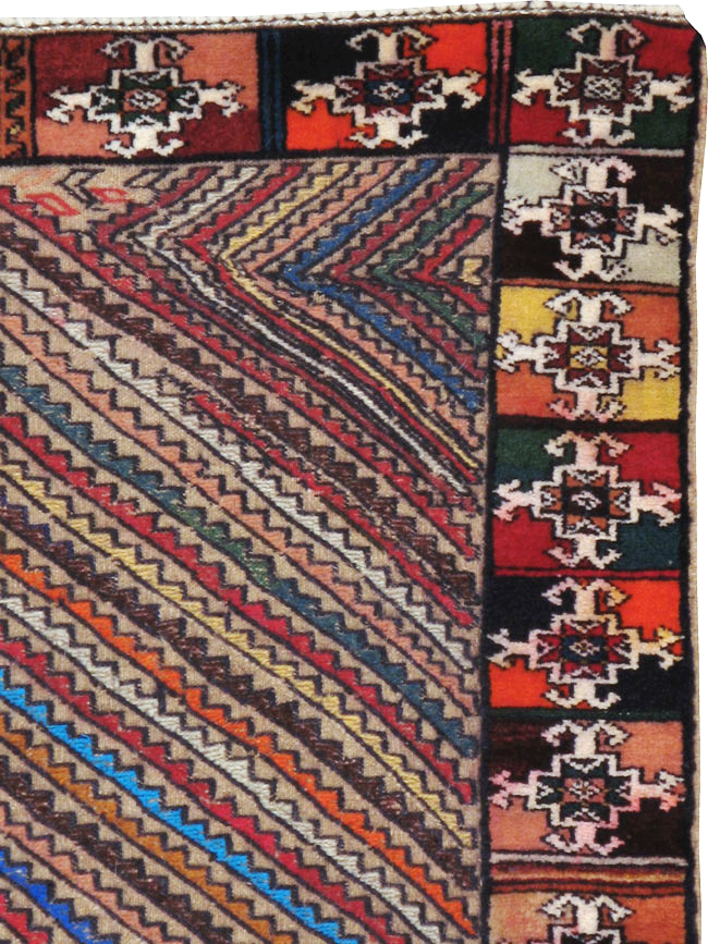 Vintage Persian Afshar Rug, No.20518 - Gss