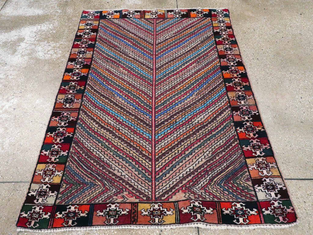 Vintage Persian Afshar Rug, No.20518 - Gss