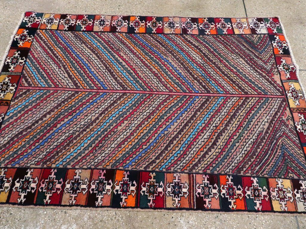 Vintage Persian Afshar Rug, No.20518 - Gss