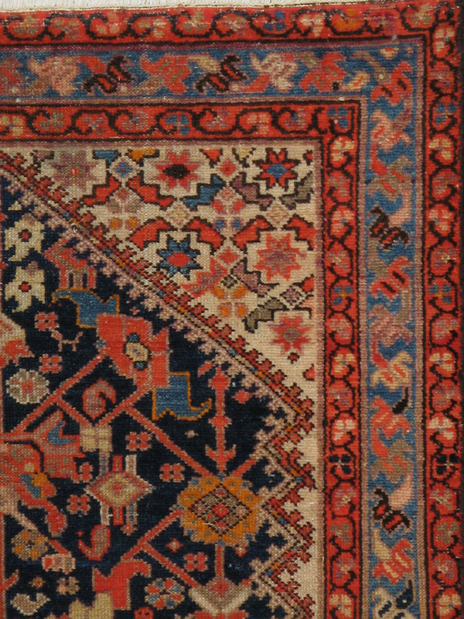 Antique Persian Malayer Runner, No.20519 - Gss