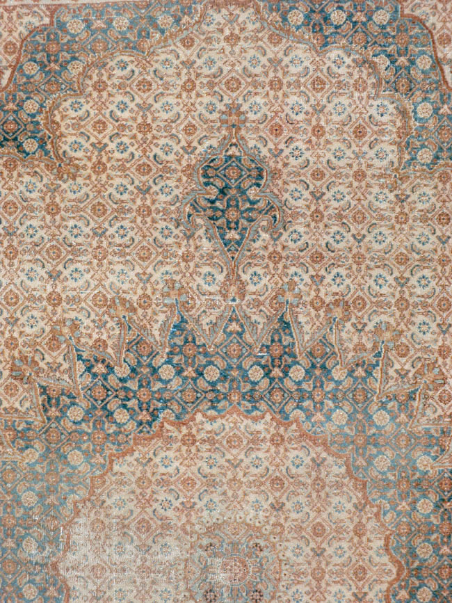 Vintage Persian Mashad Rug, No.20545 - Gss