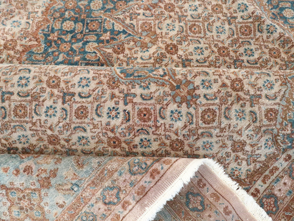 Vintage Persian Mashad Rug, No.20545 - Gss