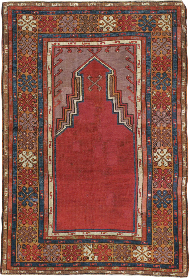 Antique Turkish Anatolian Rug, No.20546 - Gss