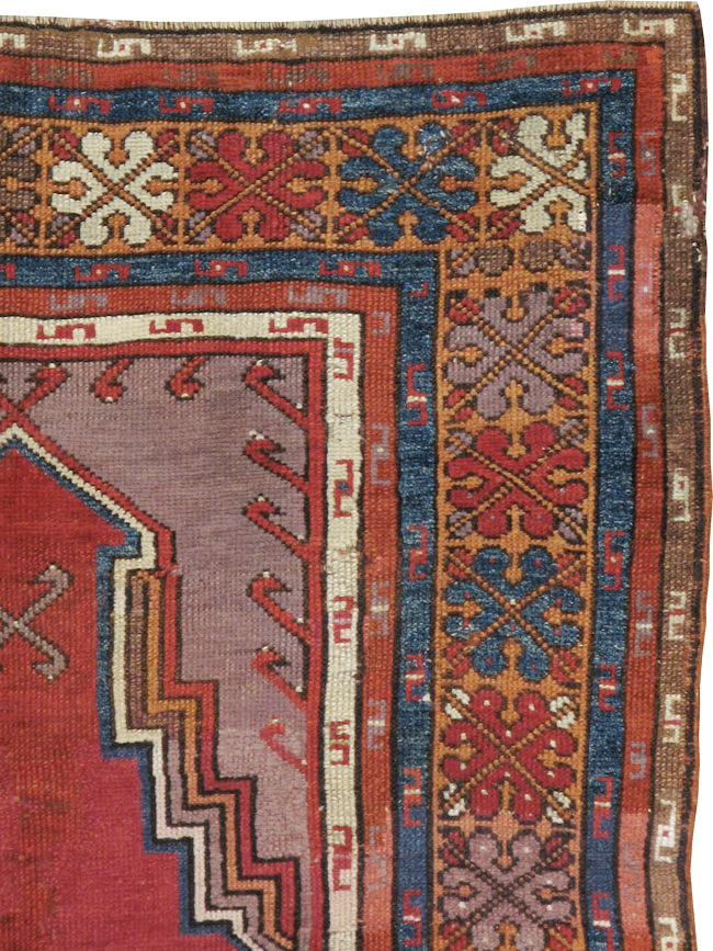 Antique Turkish Anatolian Rug, No.20546 - Gss
