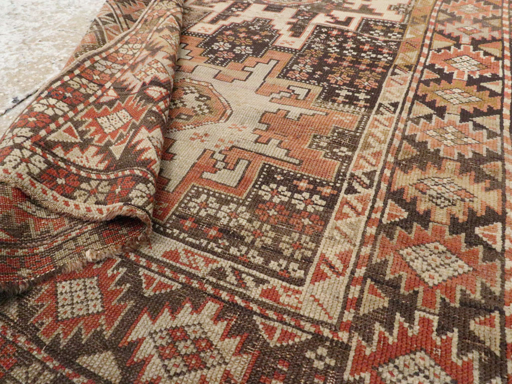Antique Caucasian Kuba Distressed Rug, No.20547 - Gss