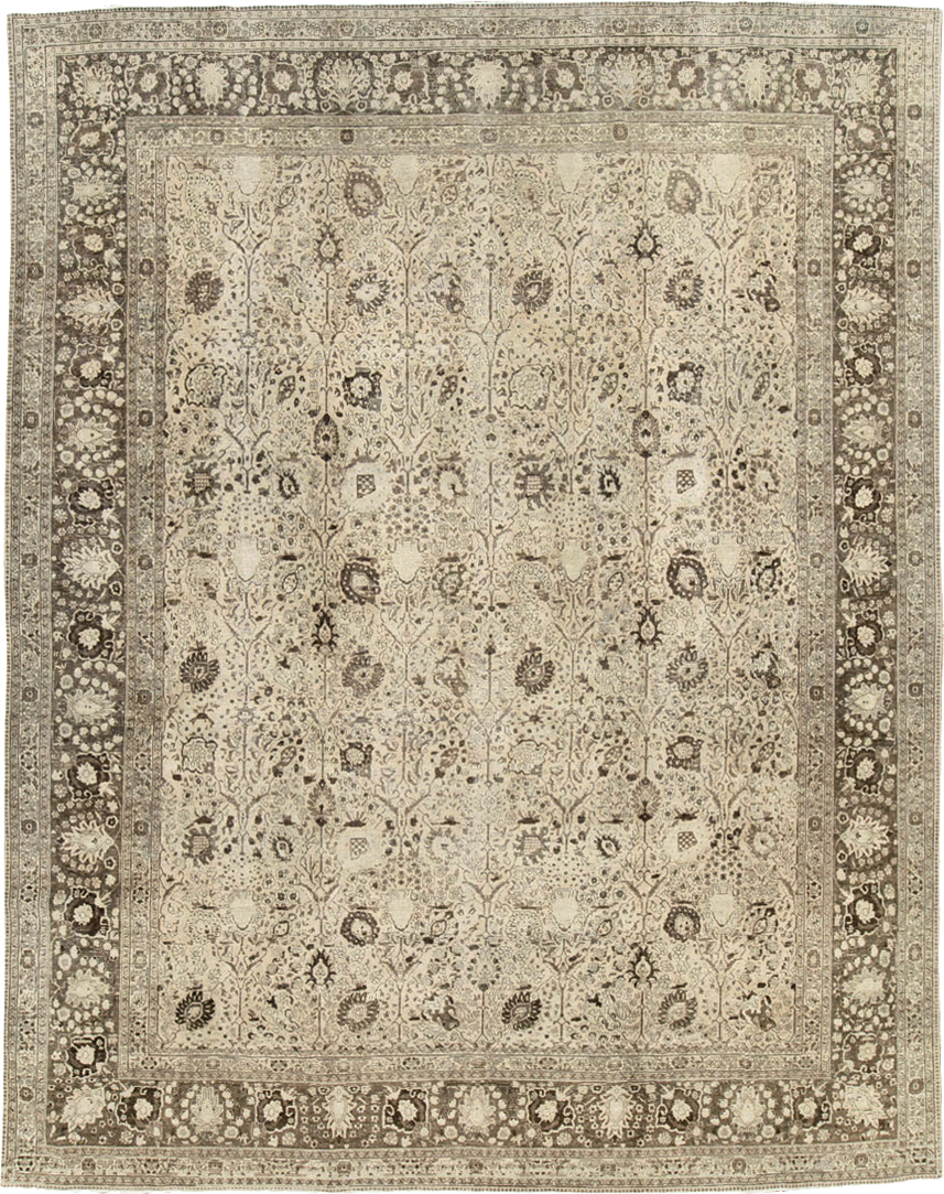 Antique Persian Tabriz Carpet, No.20552 - Gss