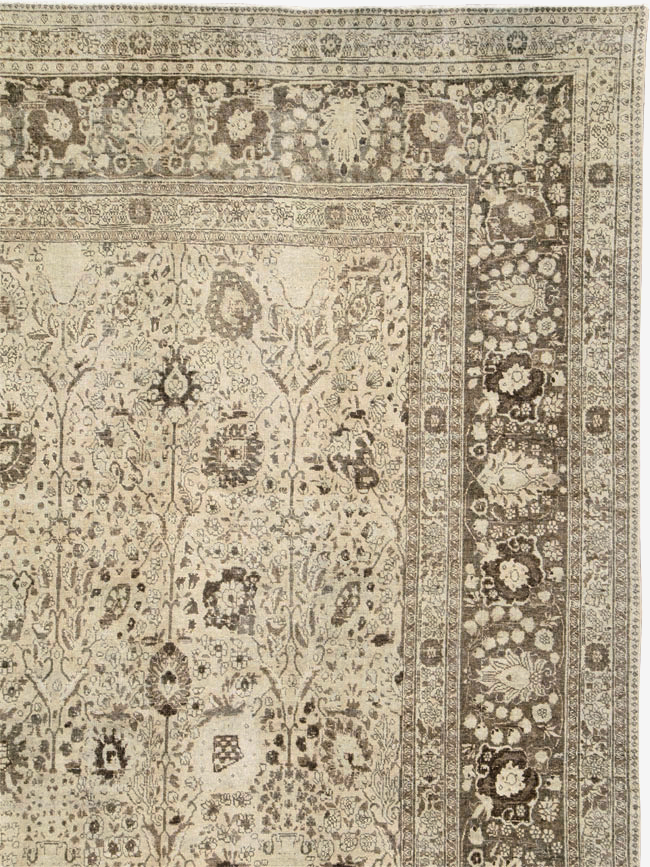 Antique Persian Tabriz Carpet, No.20552 - Gss