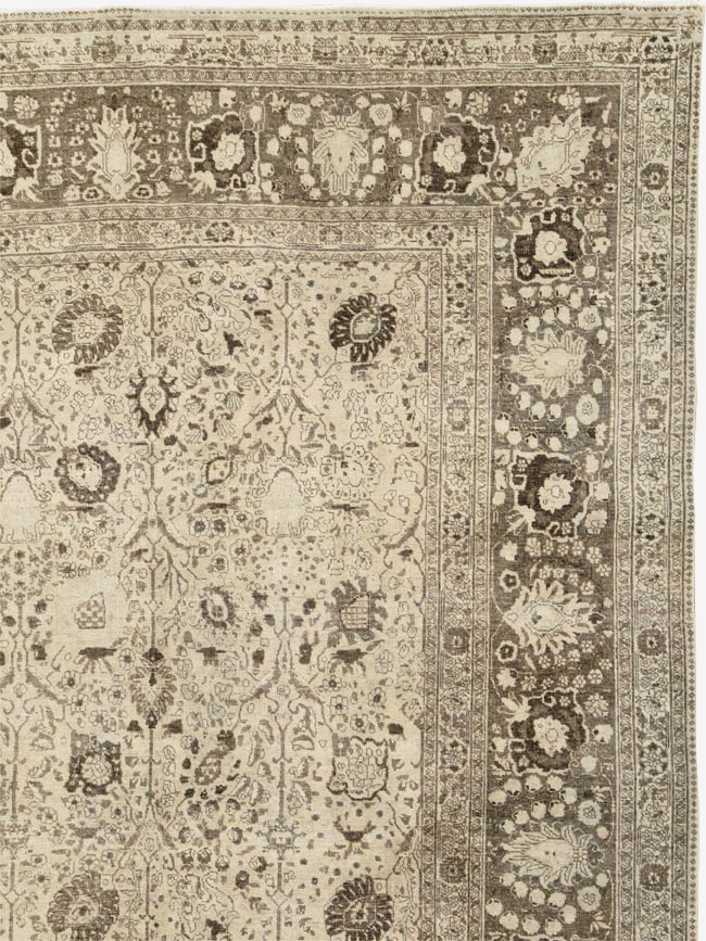 Antique Persian Tabriz Carpet, No.20552 - Gss