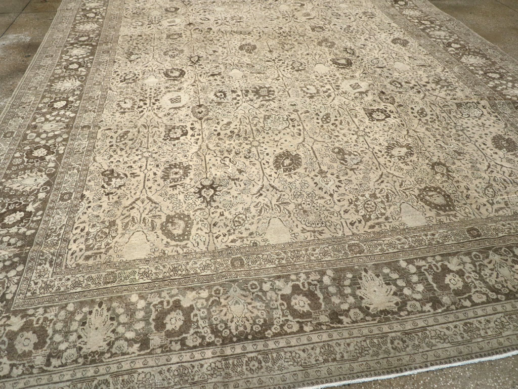 Antique Persian Tabriz Carpet, No.20552 - Gss