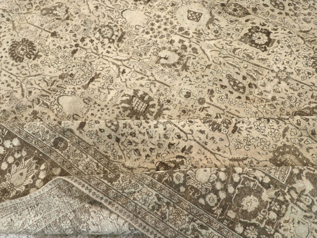 Antique Persian Tabriz Carpet, No.20552 - Gss