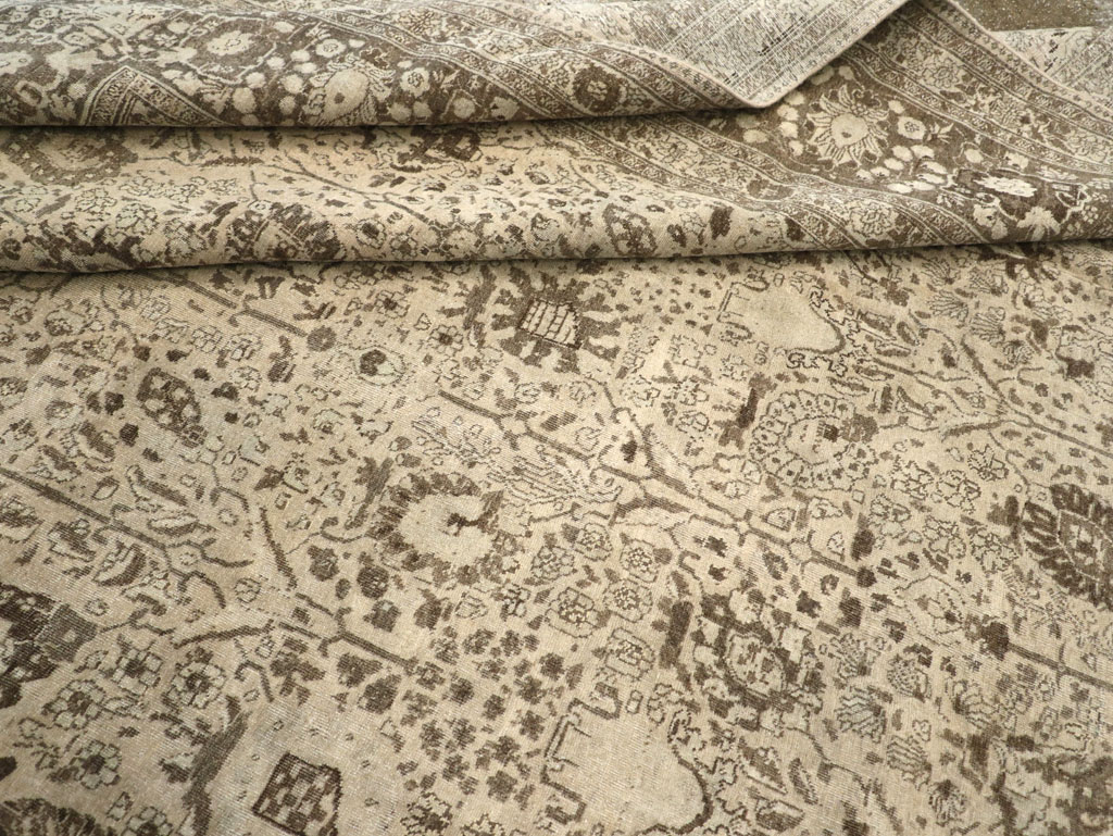 Antique Persian Tabriz Carpet, No.20552 - Gss