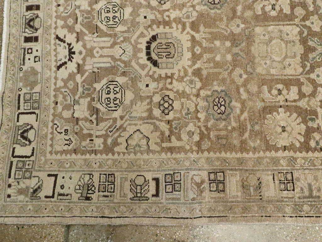 Vintage Persian Malayer Wide Gallery Runner, No.20559 - Gss