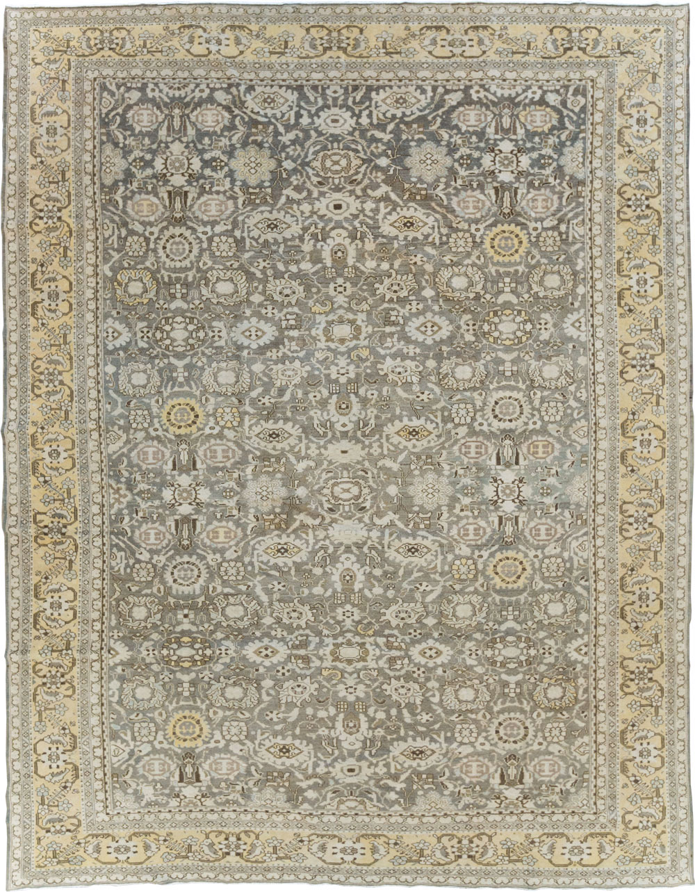 Vintage Persian Malayer Room Size Carpet, No.20564 - Gss