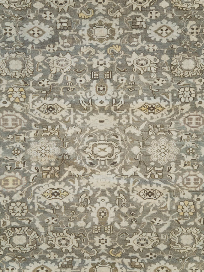 Vintage Persian Malayer Room Size Carpet, No.20564 - Gss