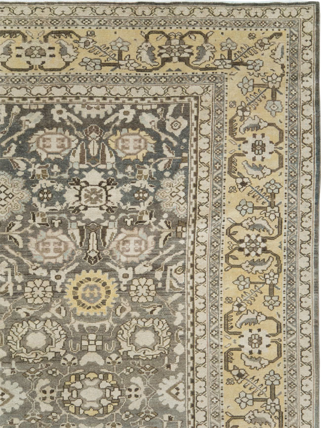 Vintage Persian Malayer Room Size Carpet, No.20564 - Gss