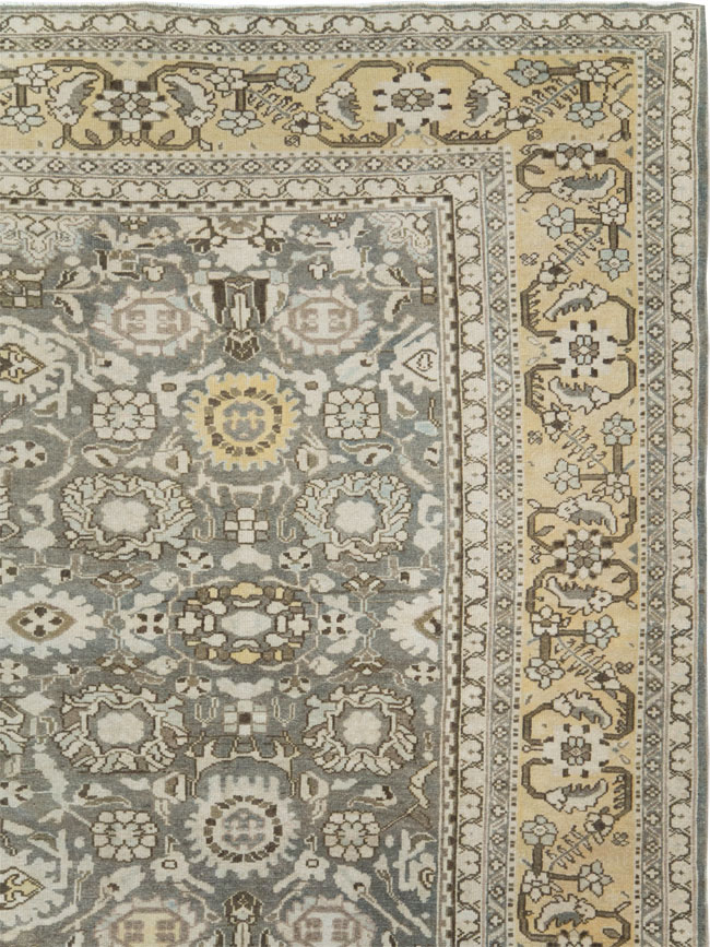 Vintage Persian Malayer Room Size Carpet, No.20564 - Gss