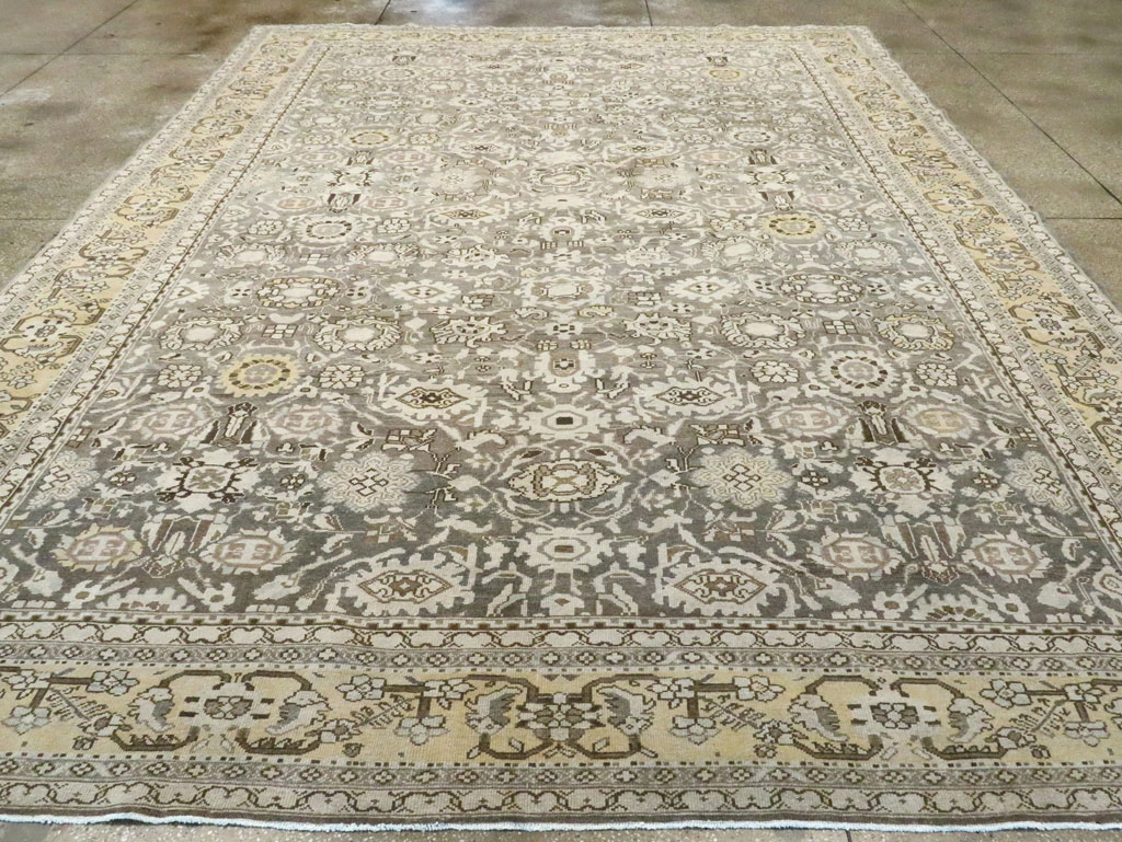 Vintage Persian Malayer Room Size Carpet, No.20564 - Gss