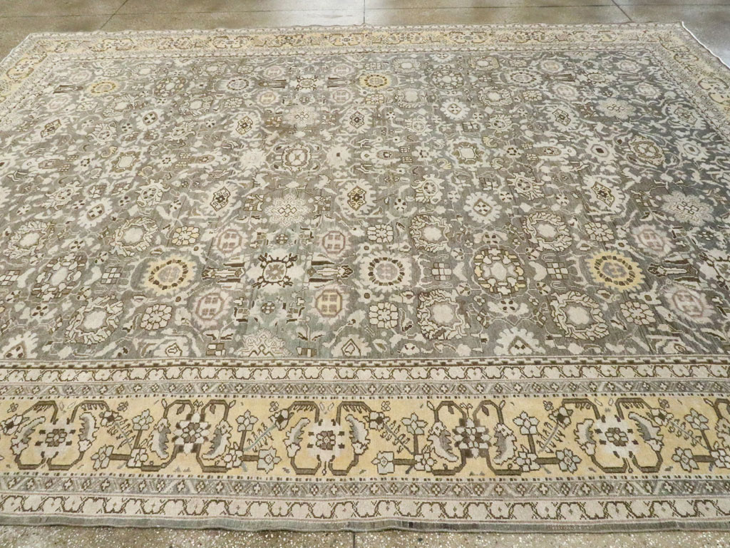Vintage Persian Malayer Room Size Carpet, No.20564 - Gss