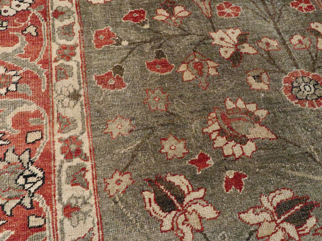 Antique Persian Tabriz Sampler Rug, No.20619 - Gss