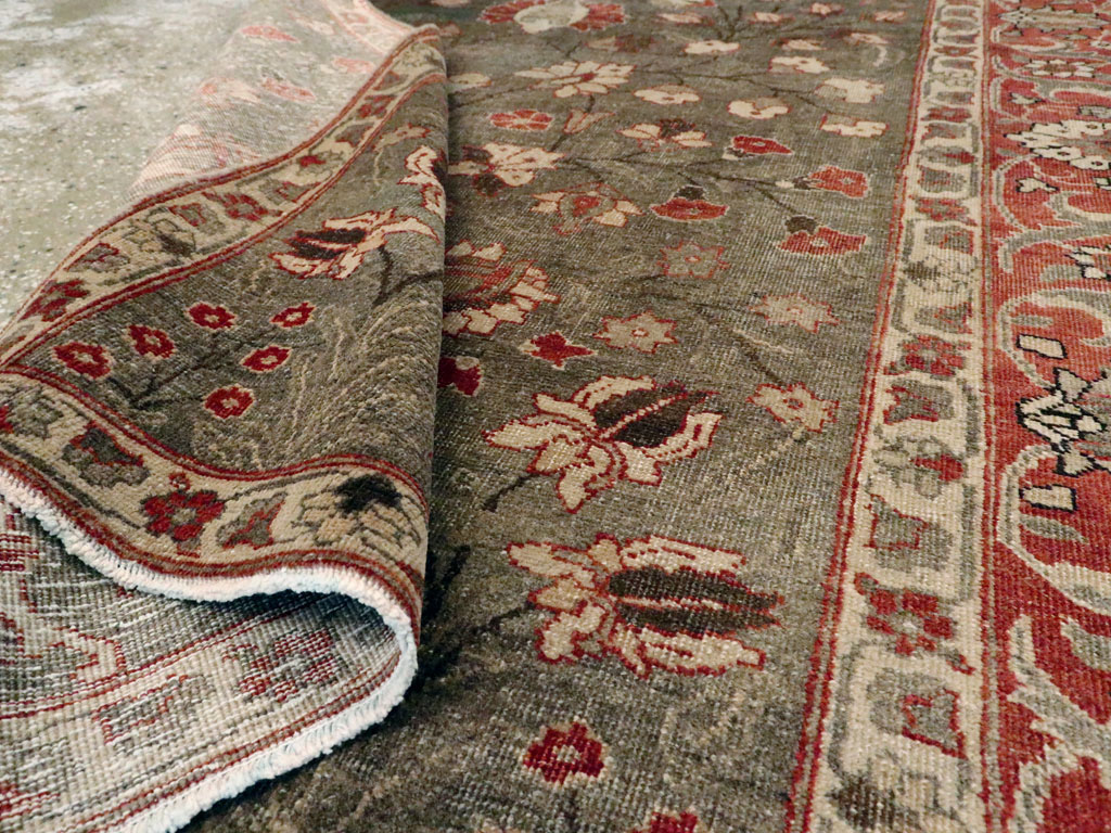Antique Persian Tabriz Sampler Rug, No.20619 - Gss