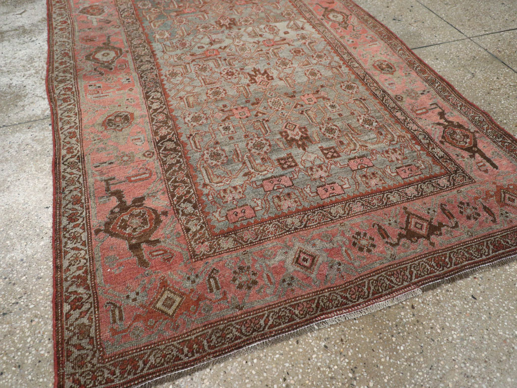Antique Persian Bidjar Accent Rug, No.20624 - Gss