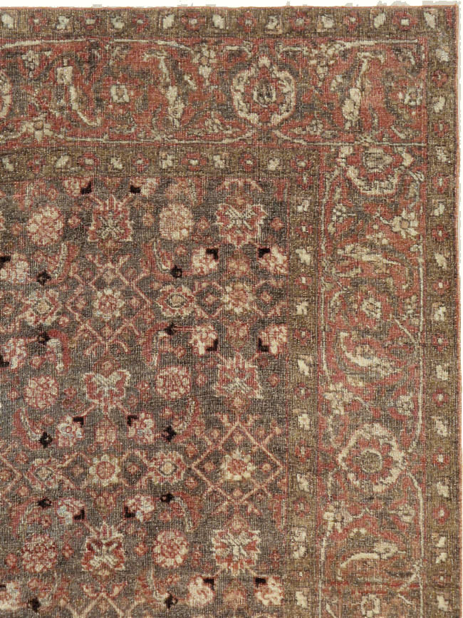 Antique Persian Tabriz Rug, No.20628 - Gss