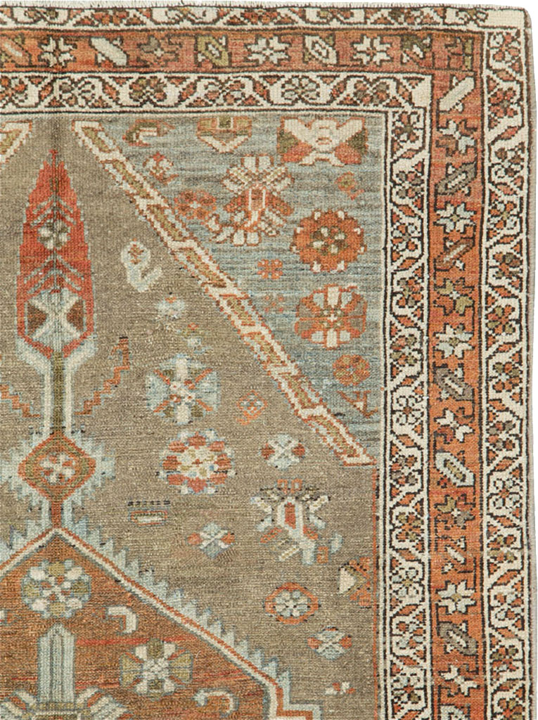 Vintage Persian Kurdish Rug, No.20633 - Gss