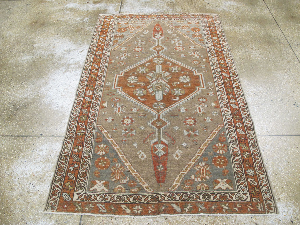 Vintage Persian Kurdish Rug, No.20633 - Gss