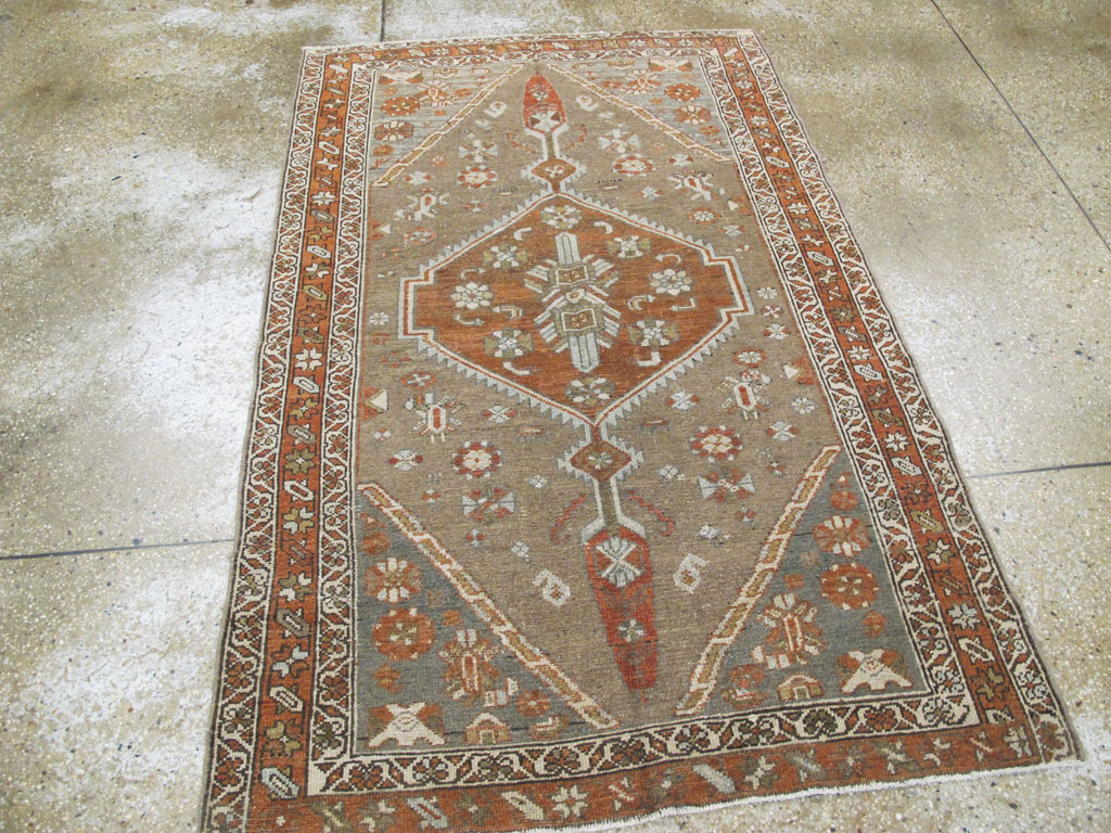 Vintage Persian Kurdish Rug, No.20633 - Gss