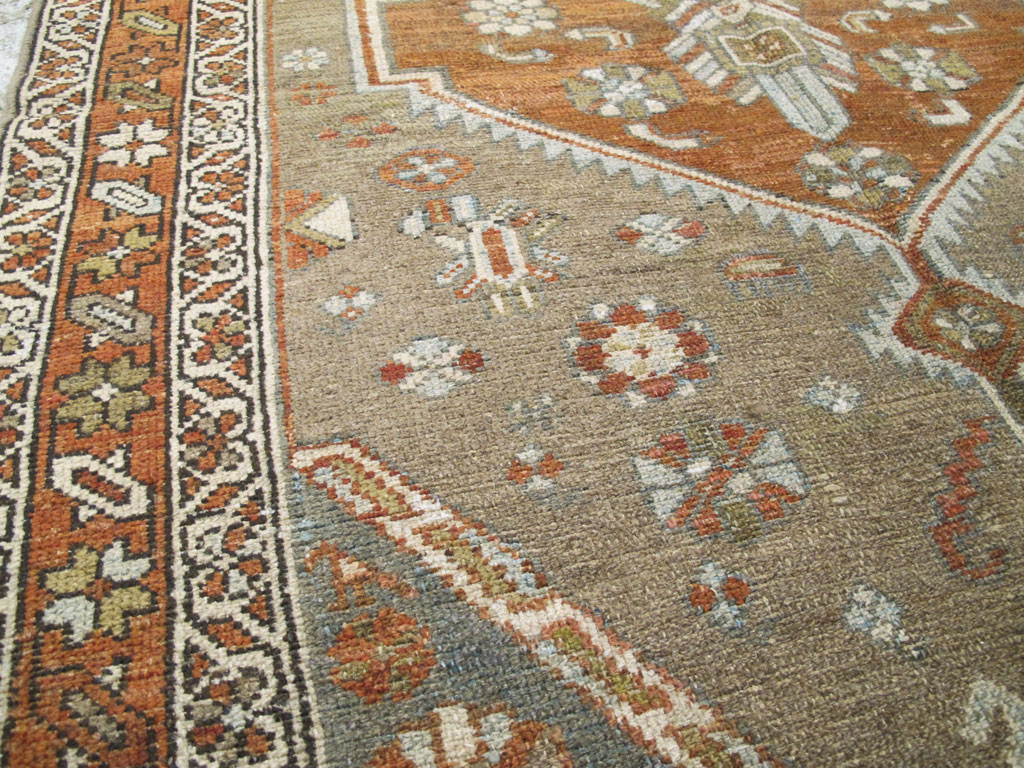 Vintage Persian Kurdish Rug, No.20633 - Gss