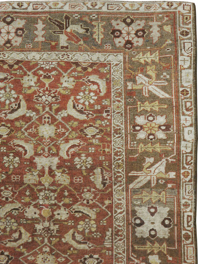 Antiuqe Persian Bidjar Rug, No.20637 - Gss