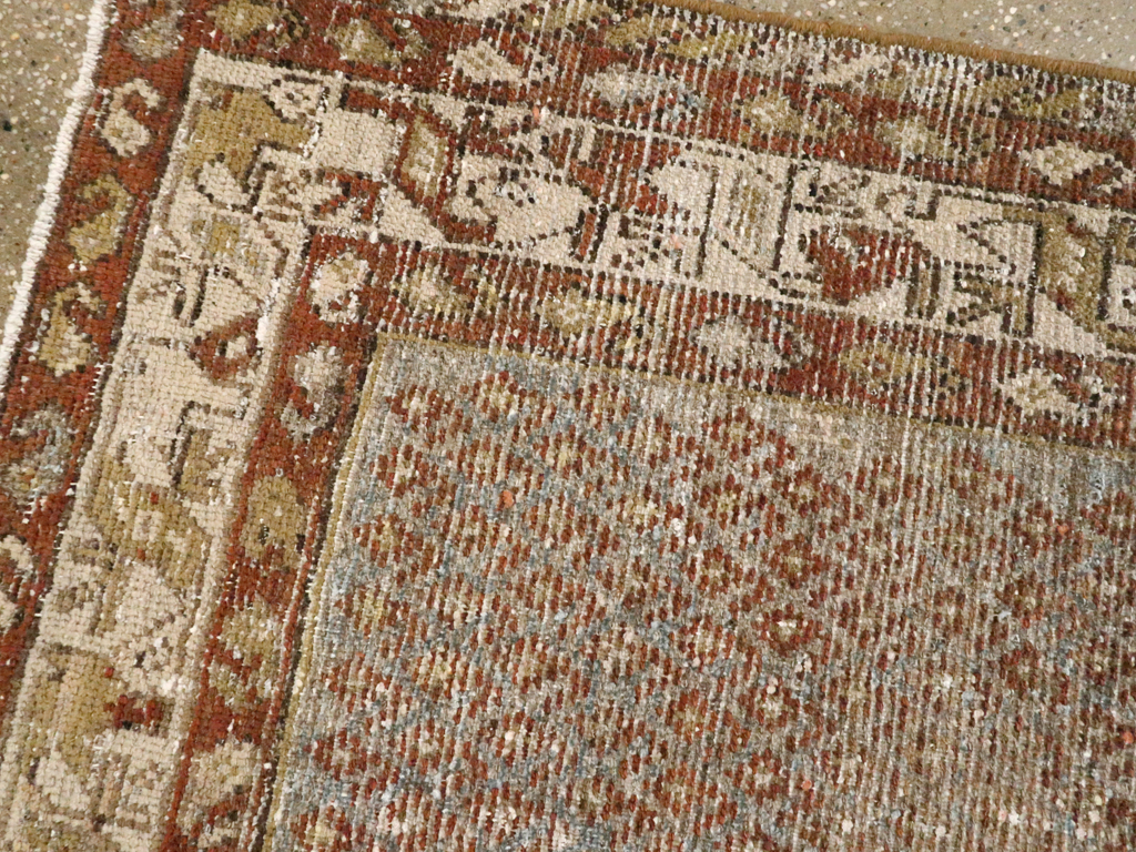 Antique Persian Malayer Distressed Rug, No.20647 - Gss