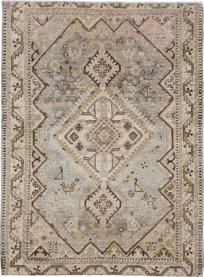 Vintage Persian Afshar Rug, No.20663 - Gss