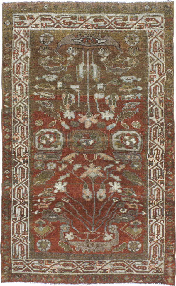 Vintage Persian Kurdish Rug, No.20669 - Gss